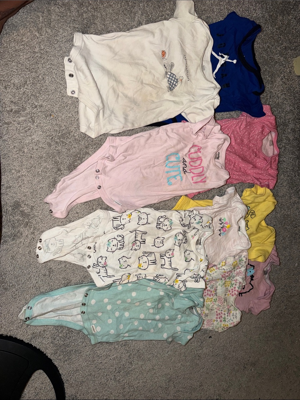 10 baby girl onesies